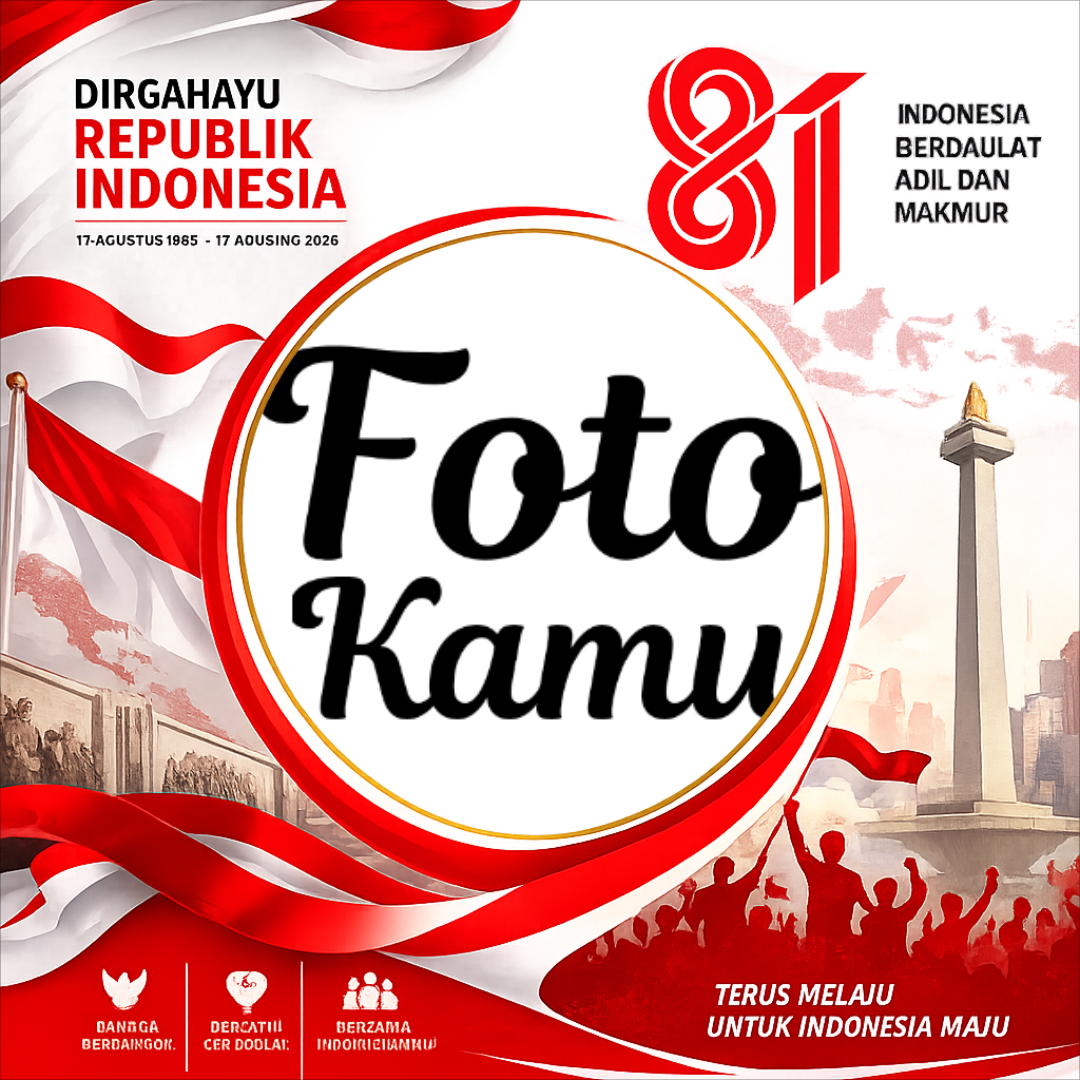 Twibbon HUT RI ke-81, Rayakan Hari Kemerdekaan dengan Bingkai&hellip;